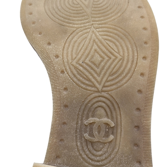 SOLD! CHANEL Lace-up Lug Sole Leather Ankle Boots Brown Booties 39.5 - Picture 13 of 16